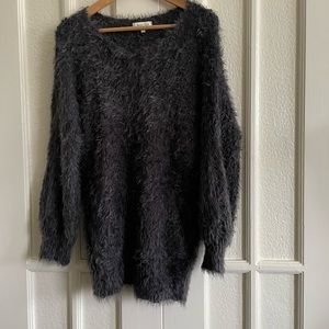 Fuzzy Grey Sweater